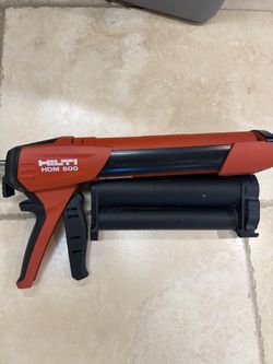 Hilti HDM 500 Epoxy Dispenser with Cartridge Holder & Accessories