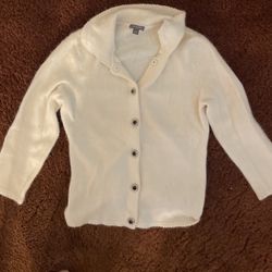 Beautiful, Off-White Cardigan, Ann Taylor Extra Small