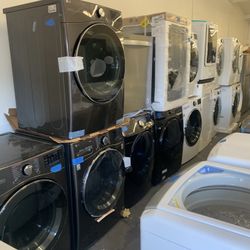 Washer dryer and refrigerator brand new 