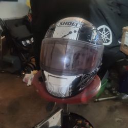 Shoei Motorcycle Helmet With Sena Bluetooth an GoPro Mount 