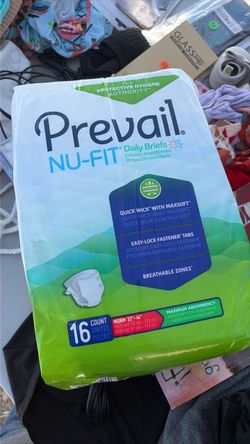 Prevail Nu-Fit Daily Briefs Medium 16 Count