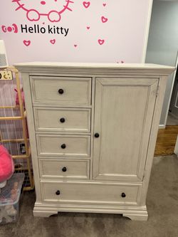 Westwood Design Olivia Dresser / Chifferobe – Brushed White