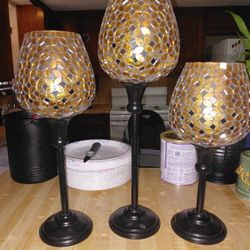 Mosaic Candle Holders