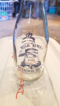 Milk time School time bottle