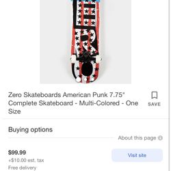 Zero Complete Skateboard 