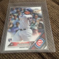 Baseball Card 2016 Topps Chrome Kyle Schwarber Rookie 