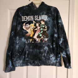 Demon Slayer Kimetsu No Yaiba Group Hoodie  Size L 