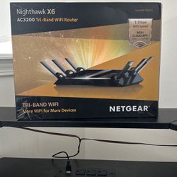 Nighthawk X6 WI-FI router 