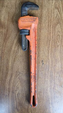 RIDGID Heavy Duty 18" Pipe Wrench - Elyria Ohio - Ridge Tool Co Cast