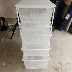 Elfa storage bin
