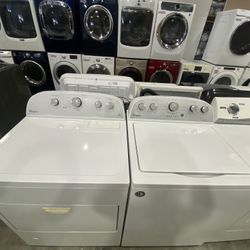WHIRLPOOL XL CAPACITY WASHER and DRYER ELECTRIC SET w/WARRANTY