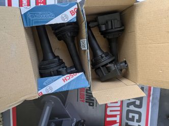 BOSCH Ignition coils and Iridium spark plugs– Fits Volvo S60, V70, XC70, S80