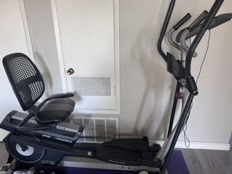 Pro Form Elliptical And Recumbent Bike