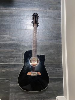 Oscar Schmidt 12 String Guitar/Requinto with Bridge Doctor, Acoustic/Electric