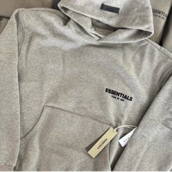 Dark oatmeal essential hoodie