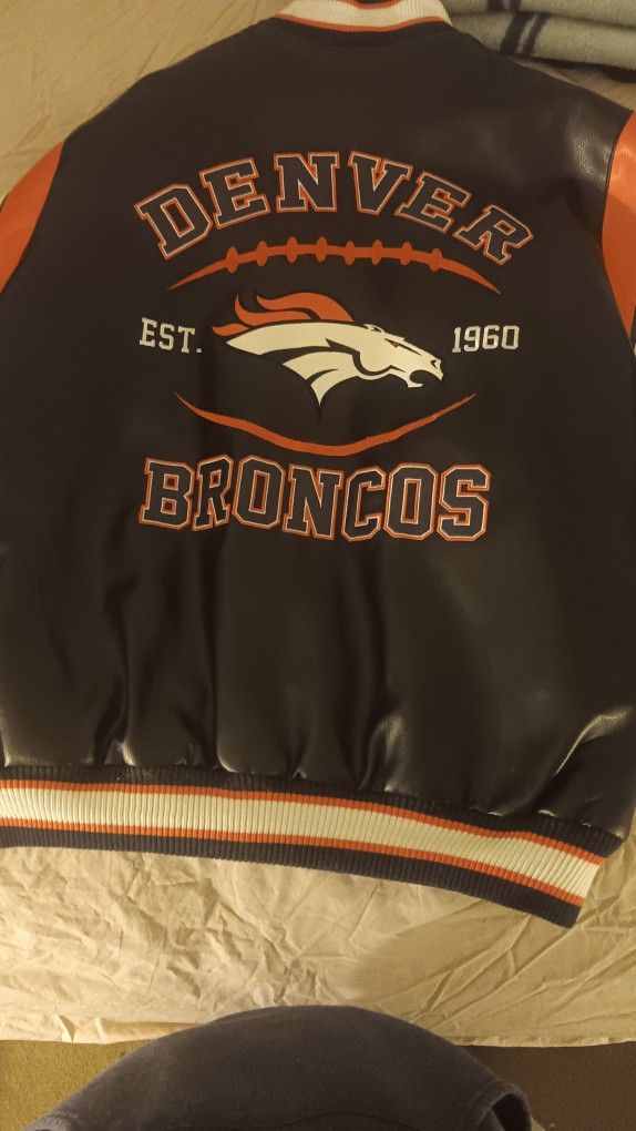 Denver Broncos Leather Jacket