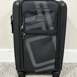 TUMI ‘Alpha’ Black Nylon International Expandable 4 Wheeled Carry-On - 152951 