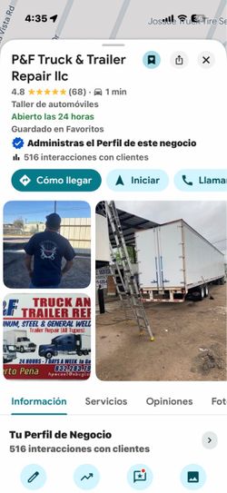 Trabajo de tráiler y camión truck and trailer