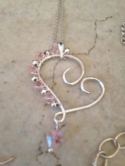 Hand Crafted Sterling Silver Heart Pendant