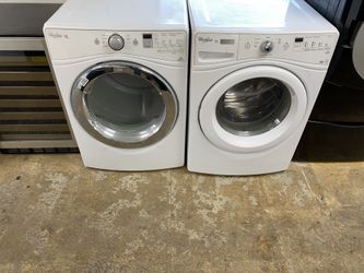 Whirlpool set washer and dryer electric we delivery