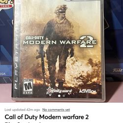 Playstation 3 Call Of Duty Modern Warfare Two