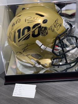 Autographs of 6 Superbowl Winning QBs, 3 of 24 Helmets Made 