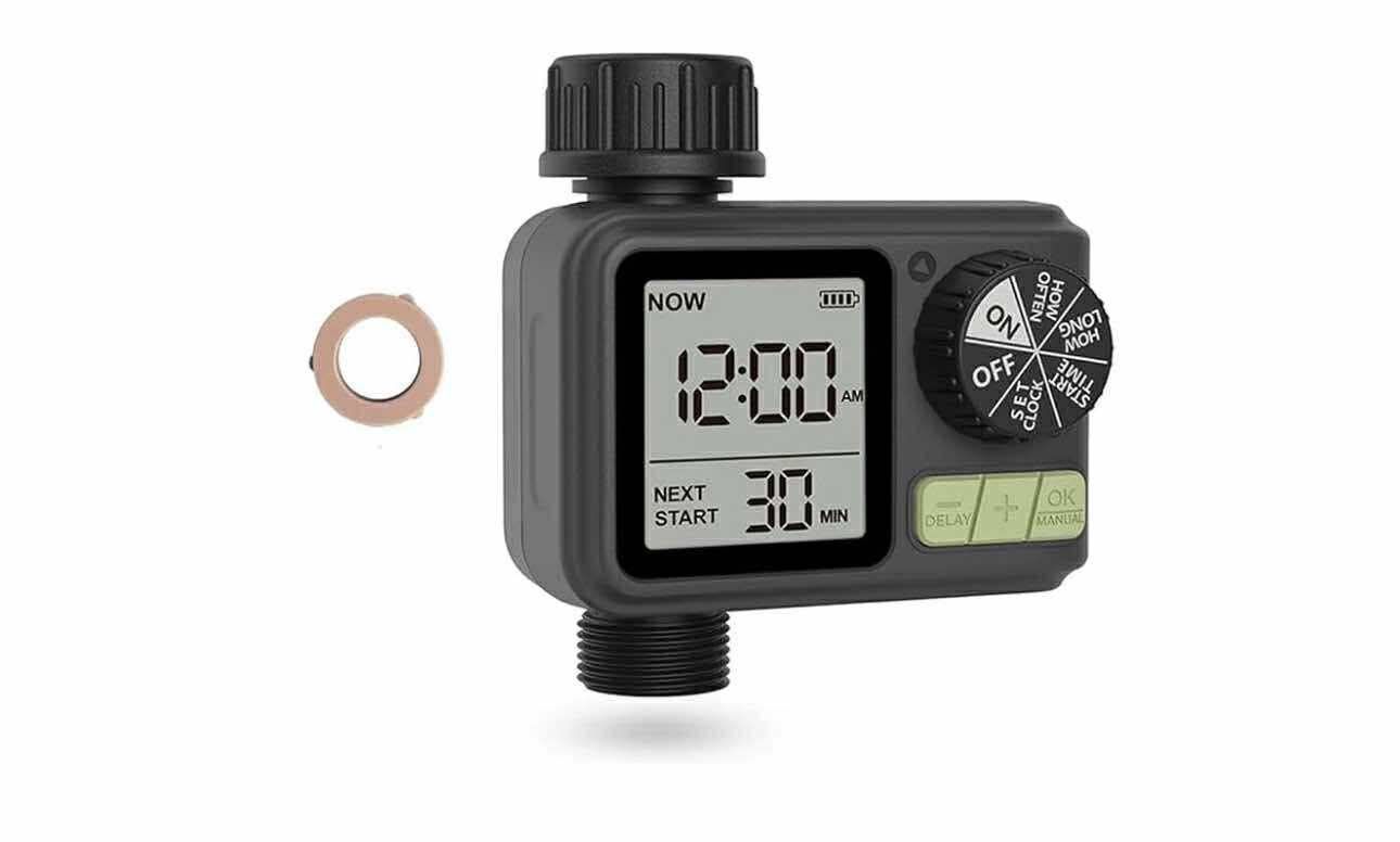 1 Pcs HCT-M05 Automatic Water Timer 2024 Eshico Sprinkler Smaller and Easy to Installation 4.72 x 3.94 x 2.56 inches(Type B
