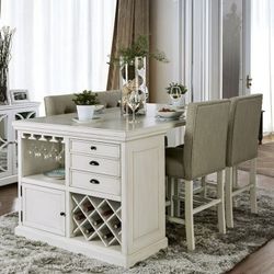 5 Piece Counter Height Dining Set 