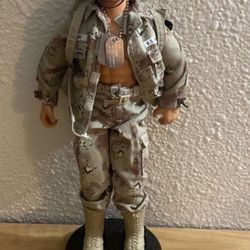 Vintage GI Joe “Duke” With Fuzzy Hair And Accessories 