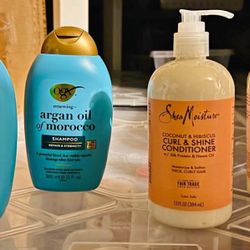 Shampoo and Conditioner: $3 Each