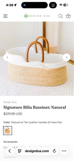 Design dua baby bassinet plus insert pad