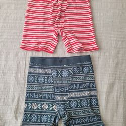 Set Of 2 PINK Boy Shorts Size XS