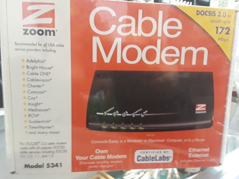Zoom Docsis 3.0 Cable Modem