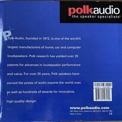 Polk Audio RC85i High Performance In-Wall Speakers