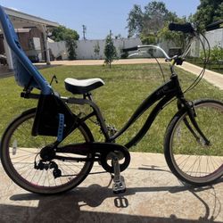 Women’s Cruiser Bike With Baby Seat