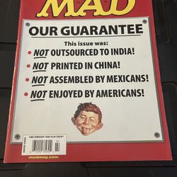 MAD Magazine #486 February 2008 Man vs Wild George W. Bush