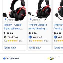 Hyper X Headphones