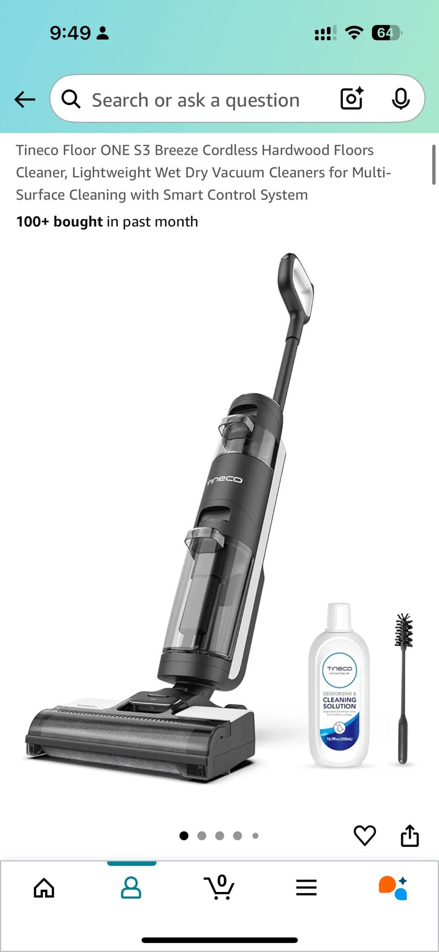 Tineco Floor ONE S3 Breeze Mop