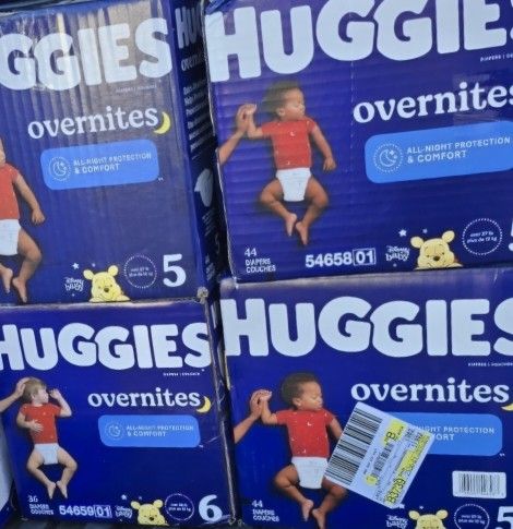 Huggies Overnites Size 4 5 6