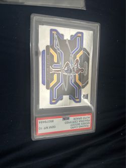Trading Card  Signer Moses Moody - GEM MT 10