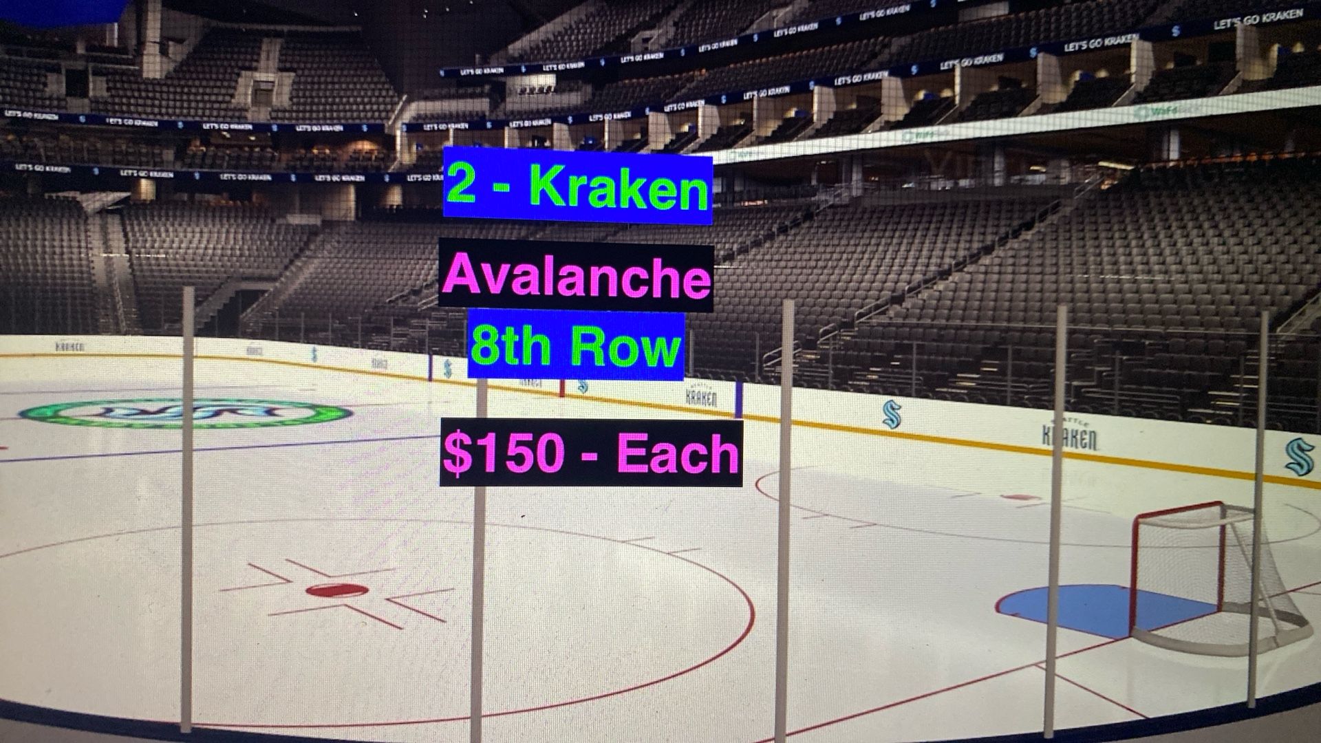 Kraken Avalanche Tickets