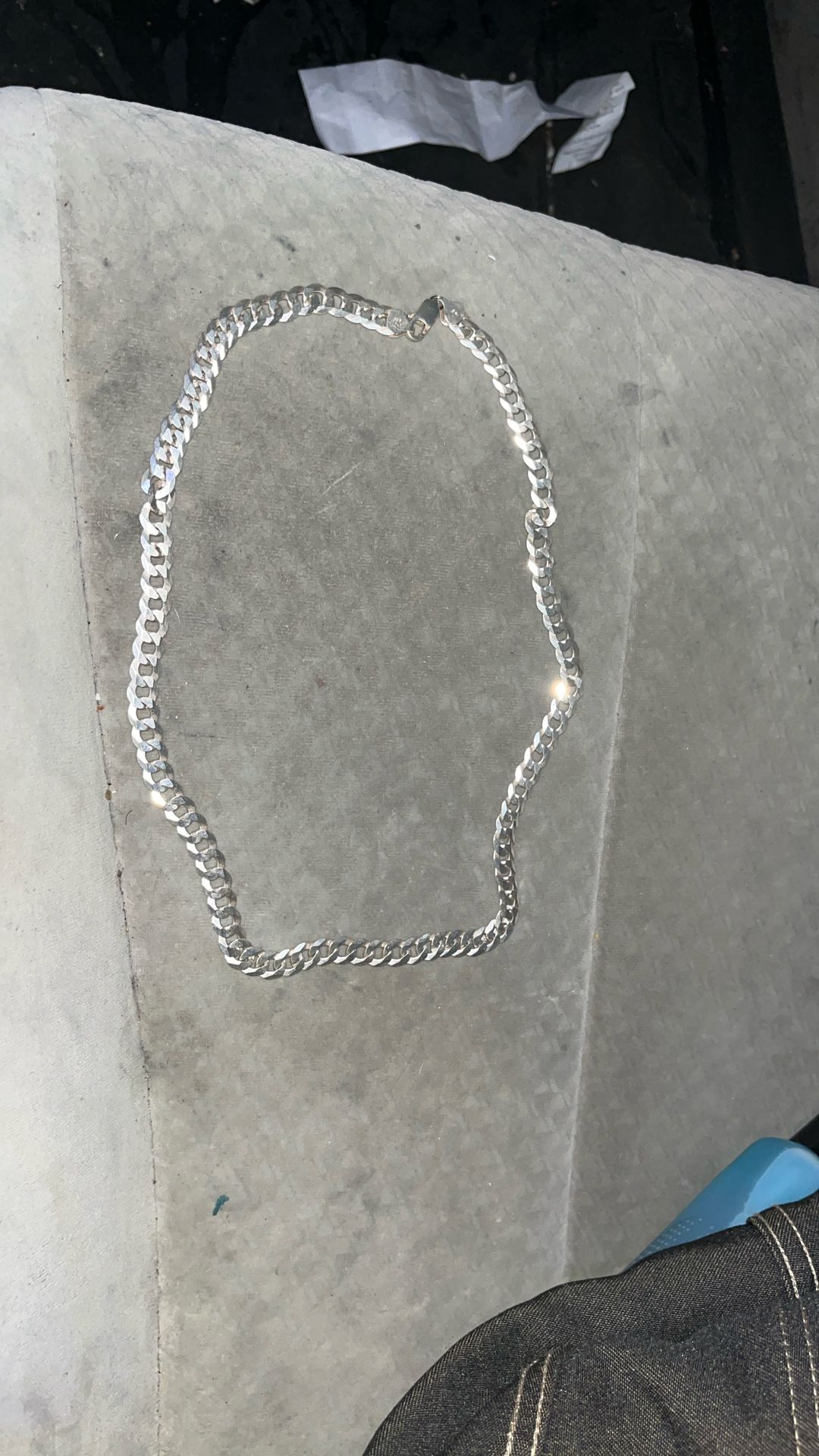 23inch Solid Silver Necklaces