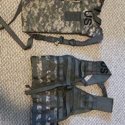 US Army Load Bearing MOLLE Vest & Camelbak Carrier BRAND NEW