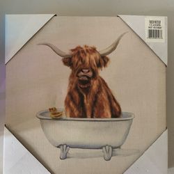 New Highland Cow Wall Art 