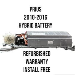 Prius hybrid battery 2010-2016 Fully reconditioned with free install and 6 month warranty