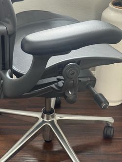 Herman Miller Aeron Chair Size B.  Color Graphite