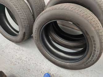 4 tires 235/55/19 Continental all season