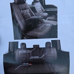 Nsyolo faux leather seat covers Ford f150,250,350