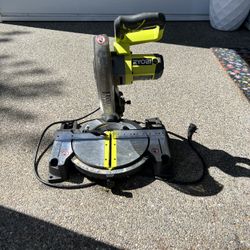 Ryobi Miter Saw With Spyder Blade