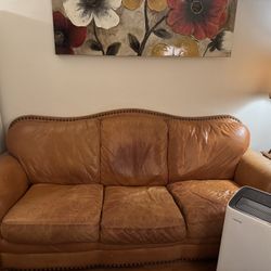 Free Leather Couch And Loveseat